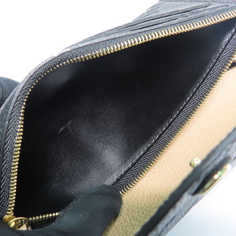 Louis Vuitton Monogram Empreinte Portefeuille Emily Noir Black — view 8