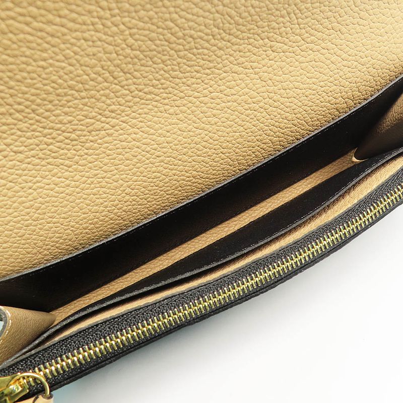 Louis Vuitton Monogram Empreinte Portefeuille Emily Noir Black — view 9