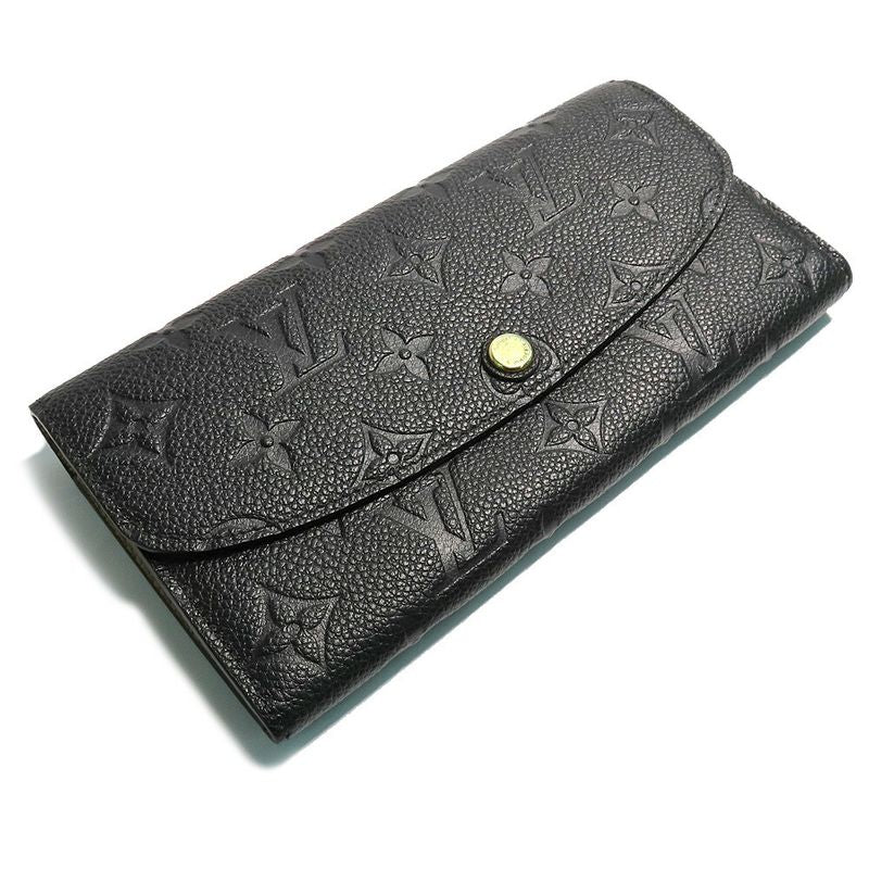 Louis Vuitton Monogram Empreinte Portefeuille Emily Noir Black — view 3