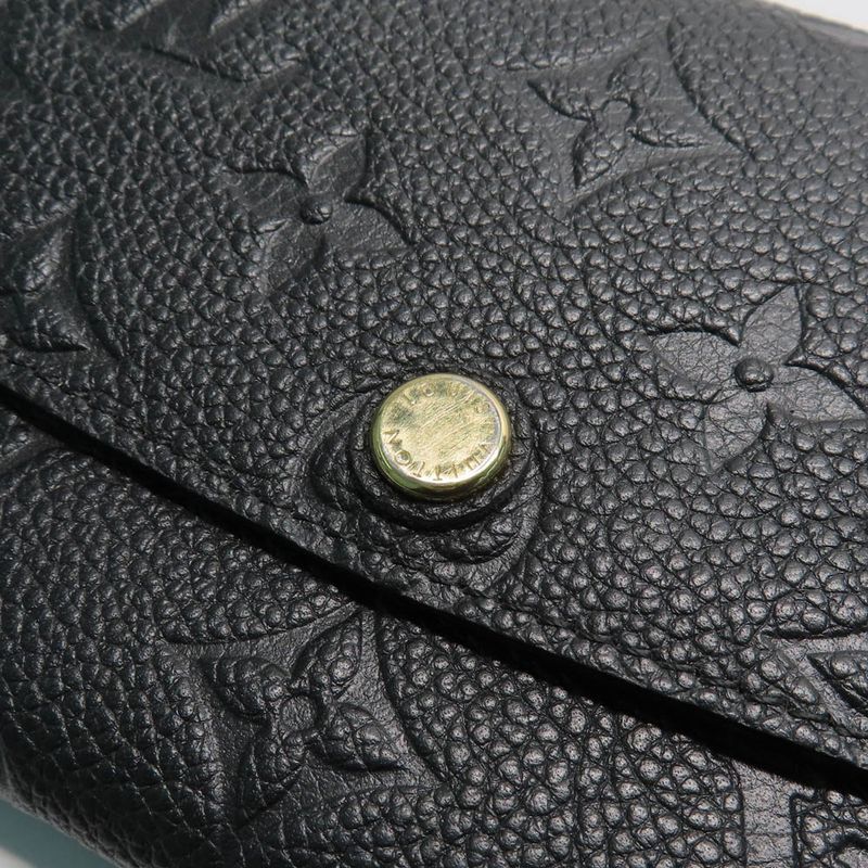 Louis Vuitton Monogram Empreinte Portefeuille Emily Noir Black — view 5