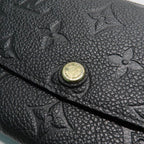 Louis Vuitton Monogram Empreinte Portefeuille Emily Noir Black — view 5