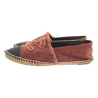 Chanel Coco Mark Espadrille Canvas Slip-on Red 37 — view 2