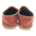 Chanel Coco Mark Espadrille Canvas Slip-on Red 37 — view 3