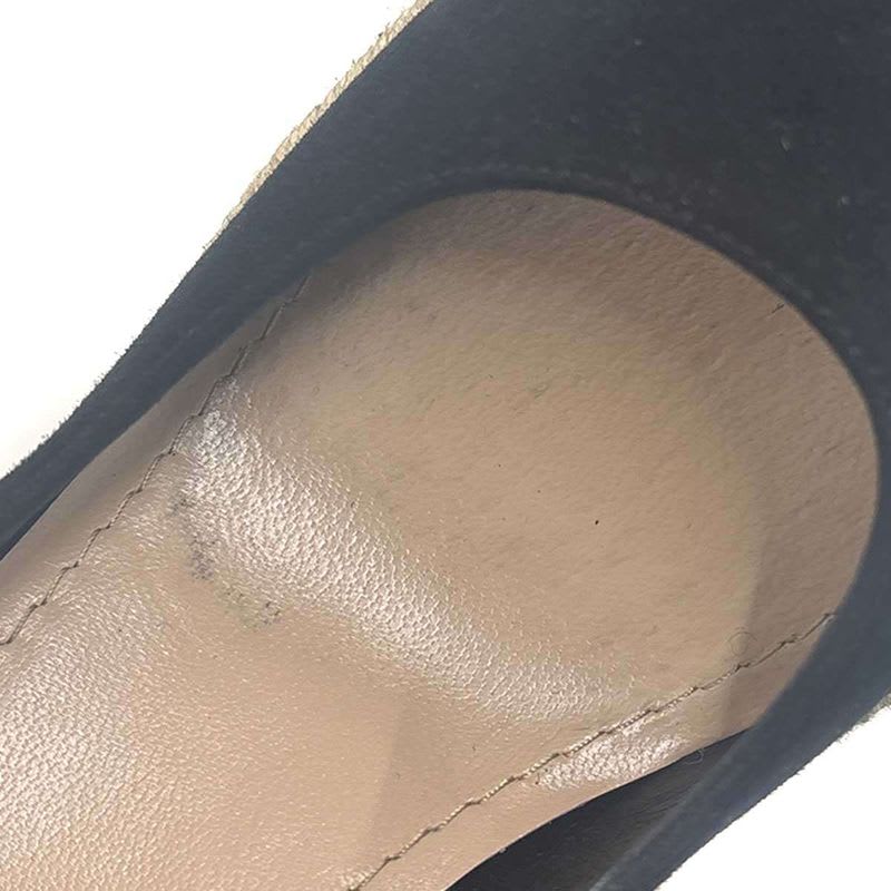 Christian Dior Espadrille Wedge Sole Lace Up Boots Black 36 — view 7