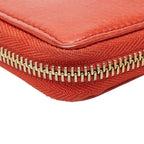 Gucci Soho Round Zipper Long Wallet Red Leather — view 6