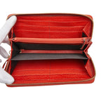 Gucci Soho Round Zipper Long Wallet Red Leather — view 9