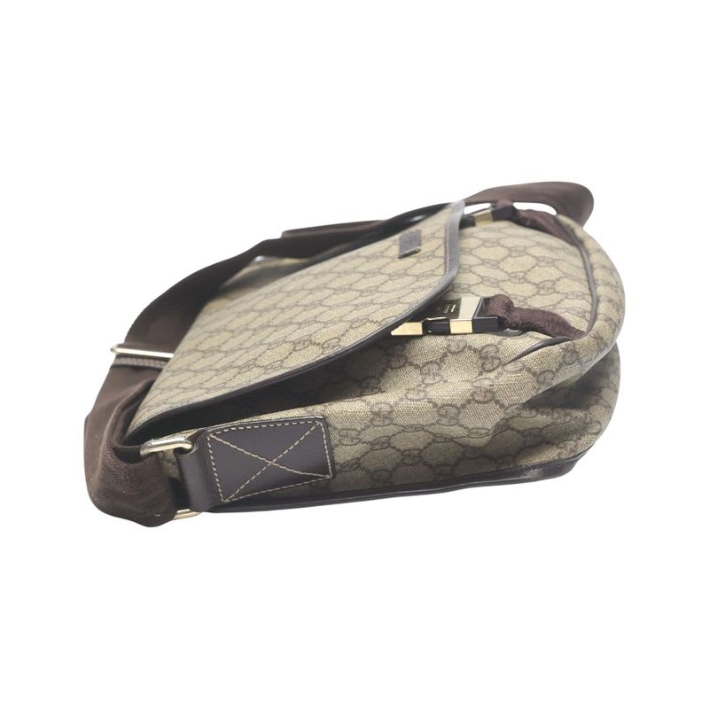 Gucci GG Plus Shoulder Bag Supreme Brown — view 4
