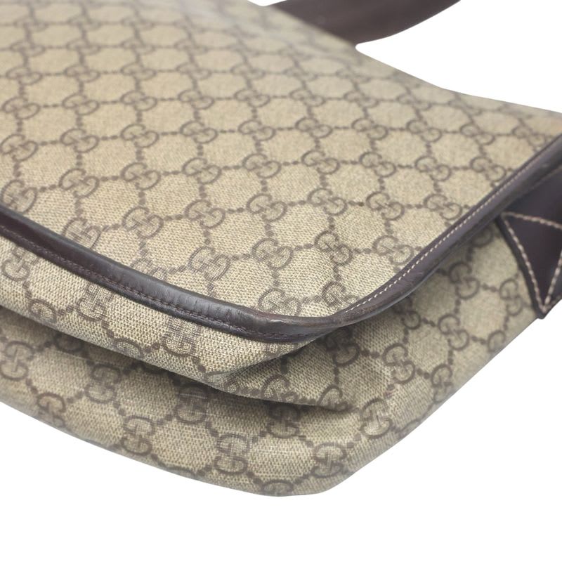 Gucci GG Plus Shoulder Bag Supreme Brown — view 9