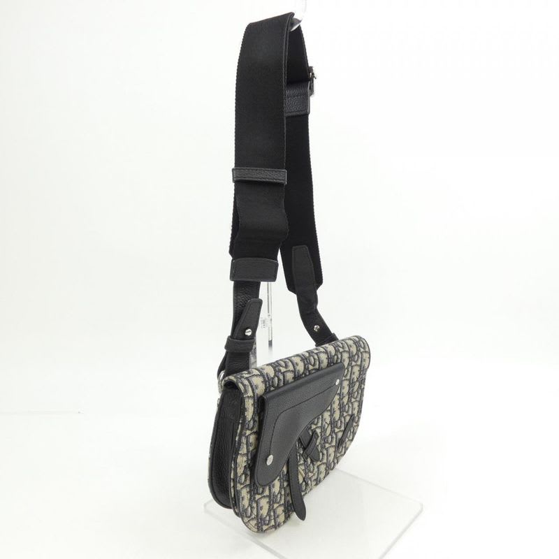 Dior Saddle Messenger Bag Oblique Jacquard — view 2