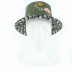 Christian Dior 32 Pfl923 I153 Teddy-d Oblique Reversible Bucket Hat Khaki 56 — view 4