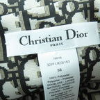 Christian Dior 32 Pfl923 I153 Teddy-d Oblique Reversible Bucket Hat Khaki 56 — view 8