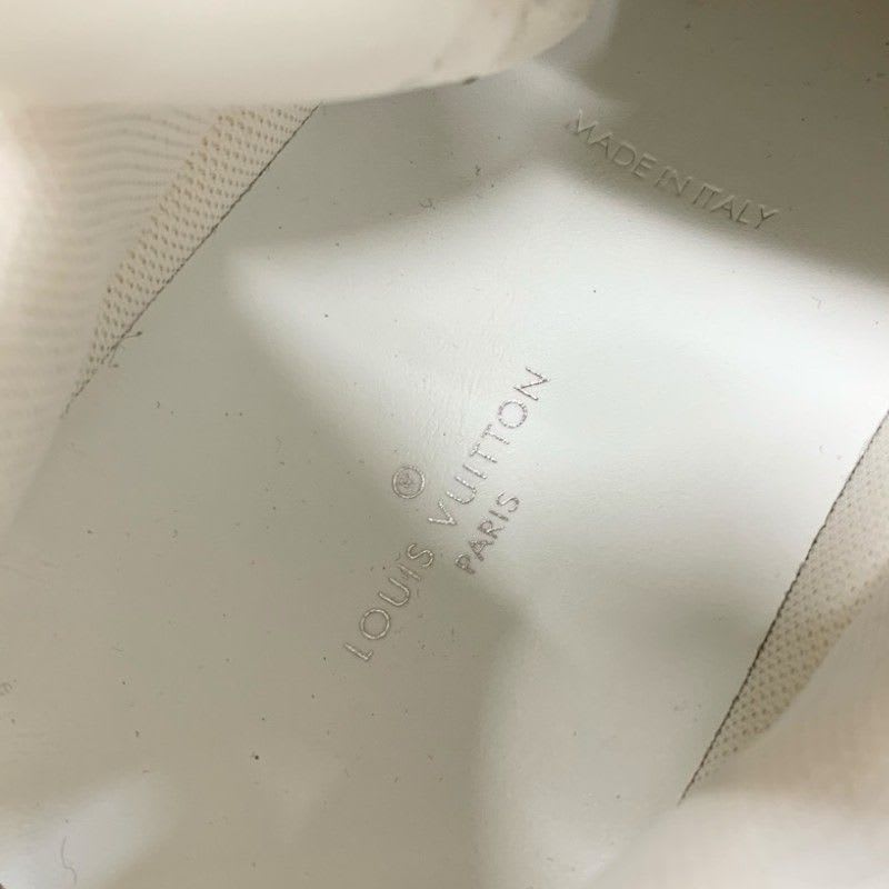 Louis Vuitton Arclight Line Monogram Sneakers Shoes Mesh Leather Suede Silver — view 7