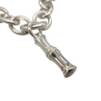 Gucci 5 Charm Bamboo G Logo Dog Tag Icon Bracelet Silver 925 0524 — view 7