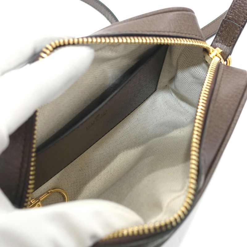 Gucci Offdia Shoulder Bag Body GG Supreme Canvas Leather — view 6