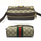 Gucci Offdia Shoulder Bag Body GG Supreme Canvas Leather — view 5