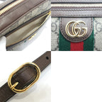 Gucci Offdia Shoulder Bag Body GG Supreme Canvas Leather — view 9