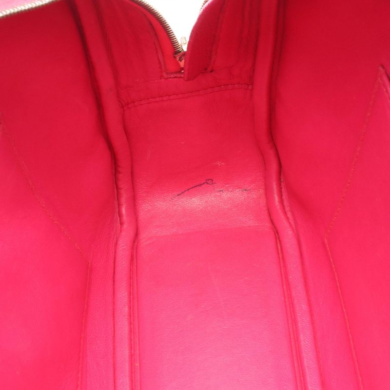 Hermes Handbag Plume Elan 28 Fuchsia Pink Leather — view 6