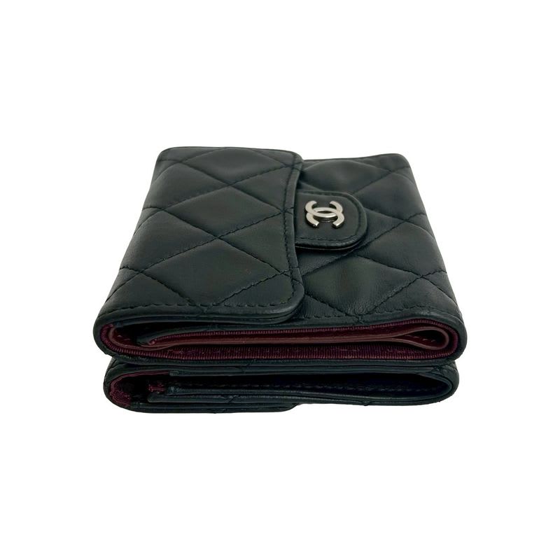 Chanel Timeless Classic Quilted W Hook Lambskin Bifold — view 4