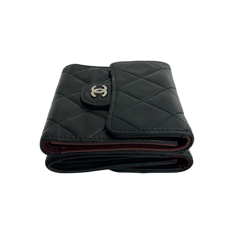 Chanel Timeless Classic Quilted W Hook Lambskin Bifold — view 5
