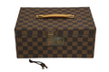 Louis Vuitton Damier Box Order Brown Leather Gold