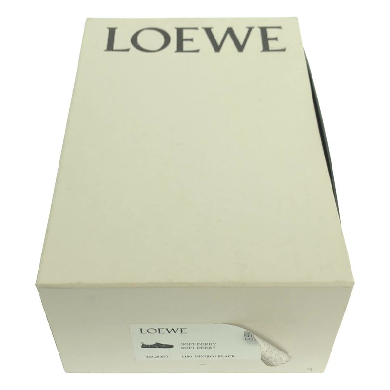Loewe Soft Derby Lace-Up Shoes 39 Black — view 7
