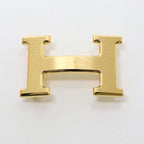 Hermes Belt Buckle H & Leather 32 Box Calf 135 Vaux Togo Black Ethane — view 4