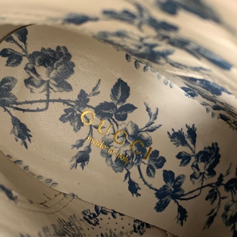 Gucci Double G Boots Short Shoes GG Marmont Leather Black — view 7