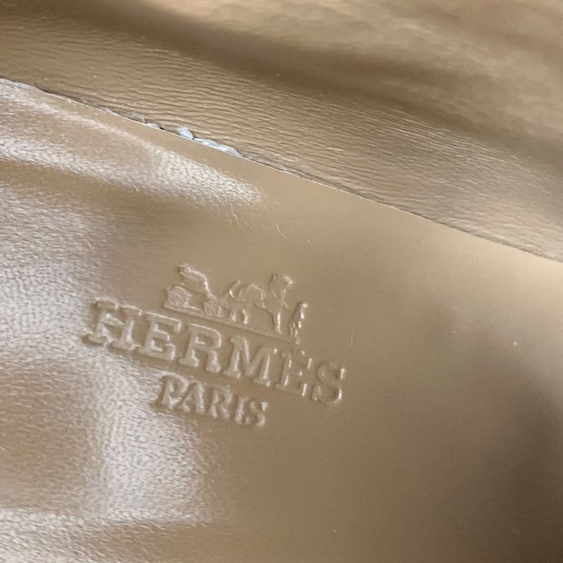 Hermes Boots Short Booties Shoes Suede Brown — view 7