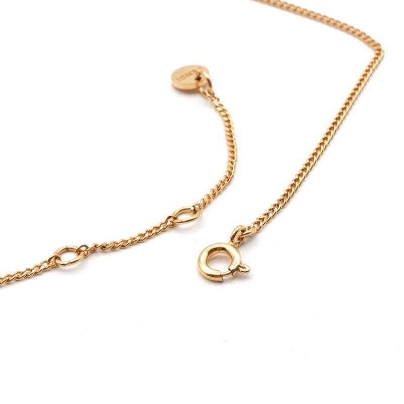 Fendi Orlock Necklace Gold Pearl — view 5