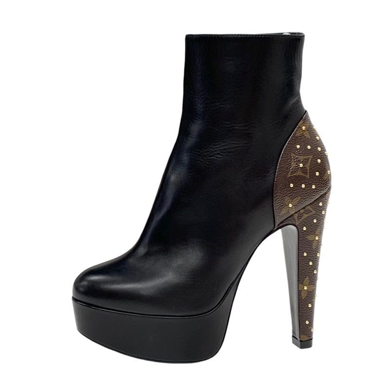 Louis Vuitton Boots Short Ankle After Glow Line Monogram Studs — view 3