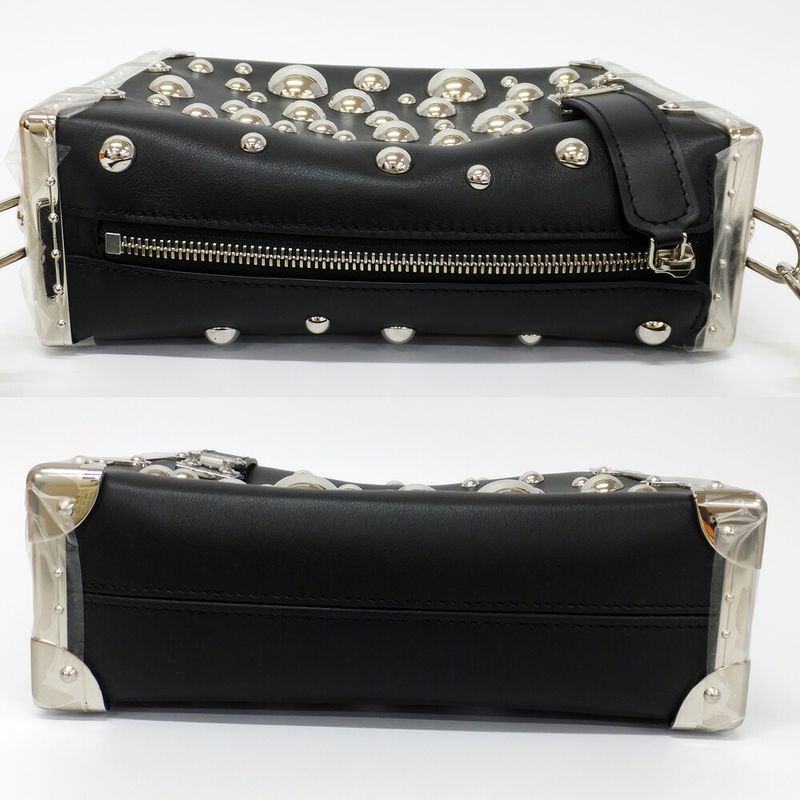 Louis Vuitton Lvyk Side Trunk Black Yayoi Kusama Handbag — view 4