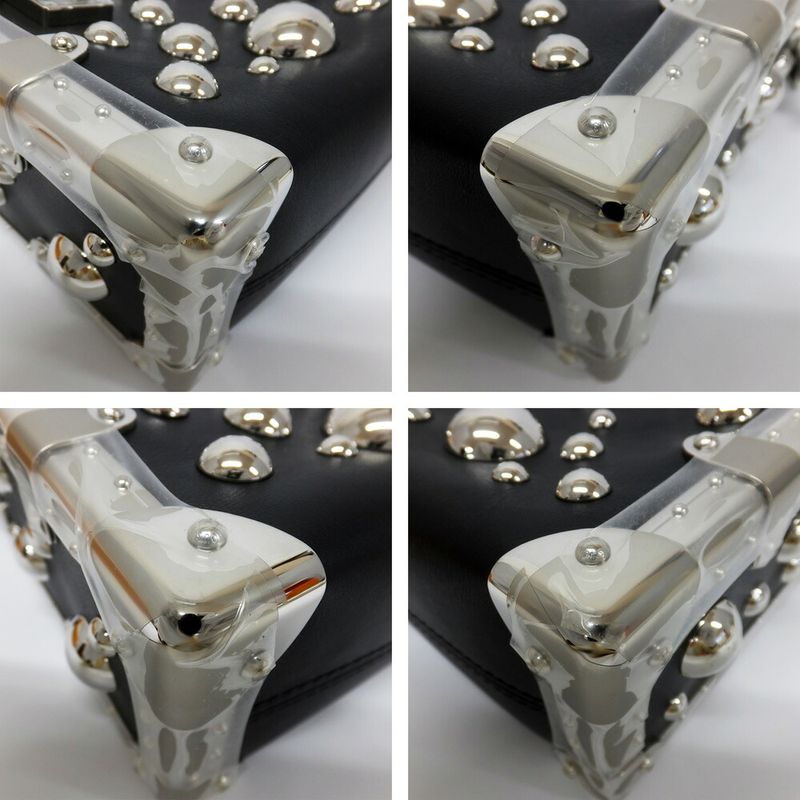 Louis Vuitton Lvyk Side Trunk Black Yayoi Kusama Handbag — view 6