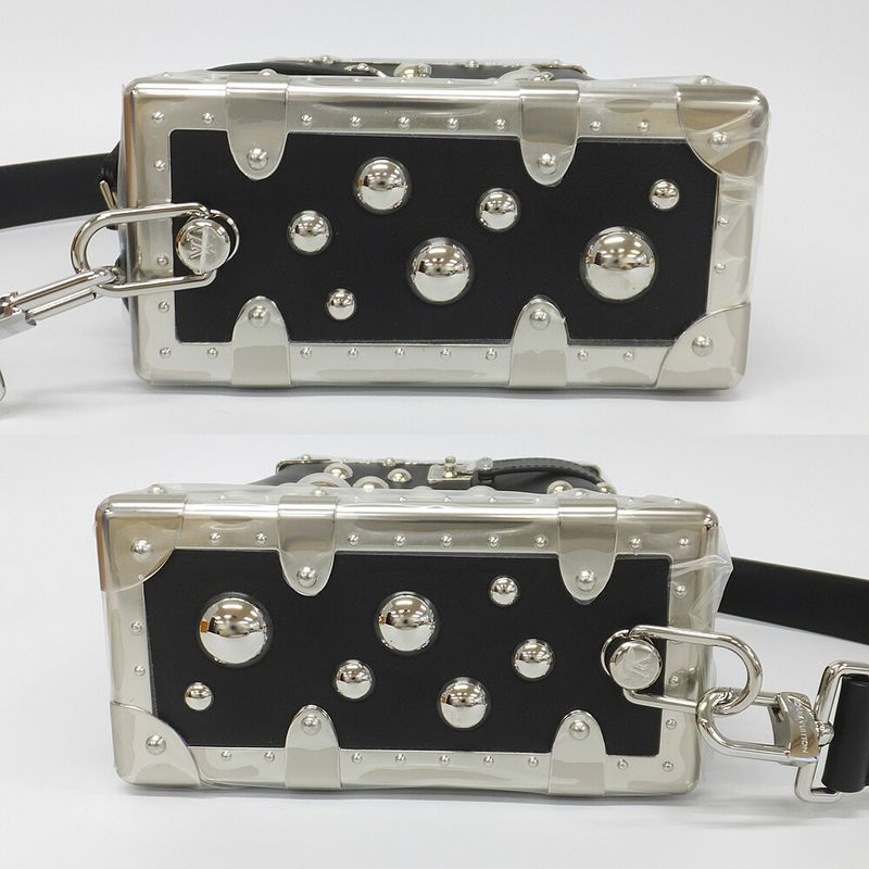 Louis Vuitton Lvyk Side Trunk Black Yayoi Kusama Handbag — view 5