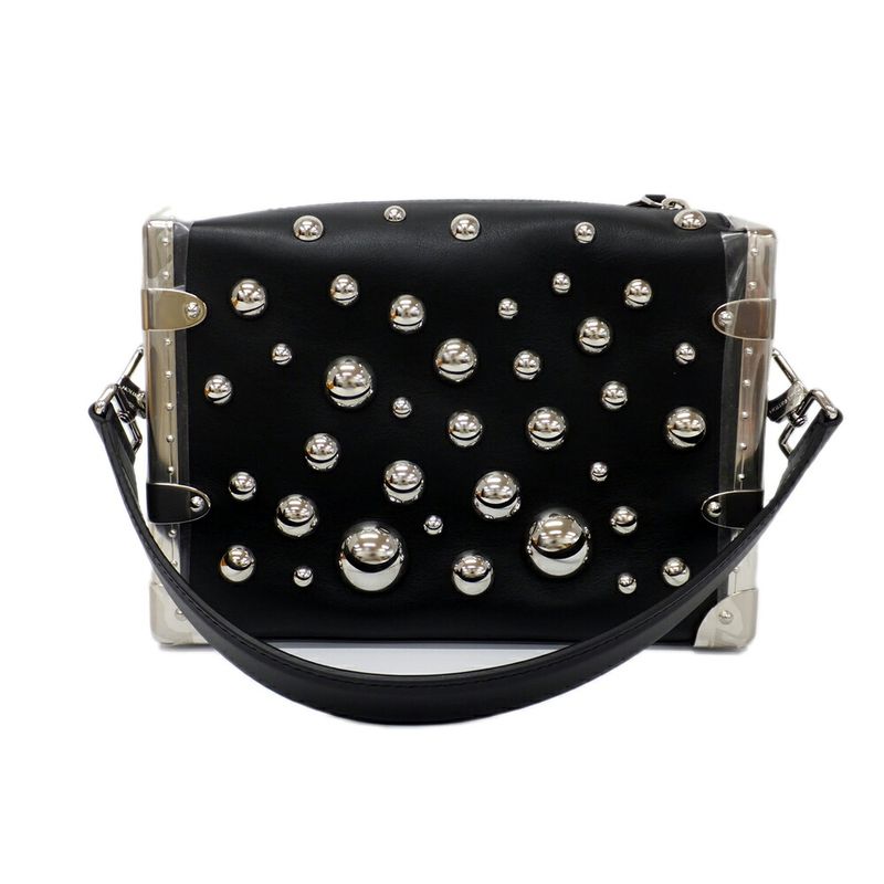 Louis Vuitton Lvyk Side Trunk Black Yayoi Kusama Handbag — view 3