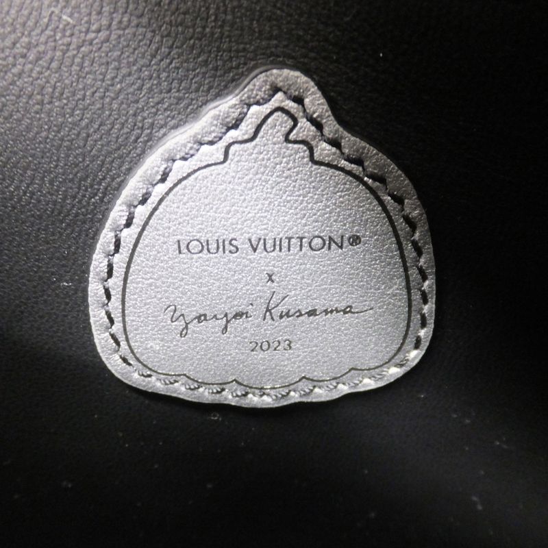 Louis Vuitton Lvyk Side Trunk Black Yayoi Kusama Handbag — view 8