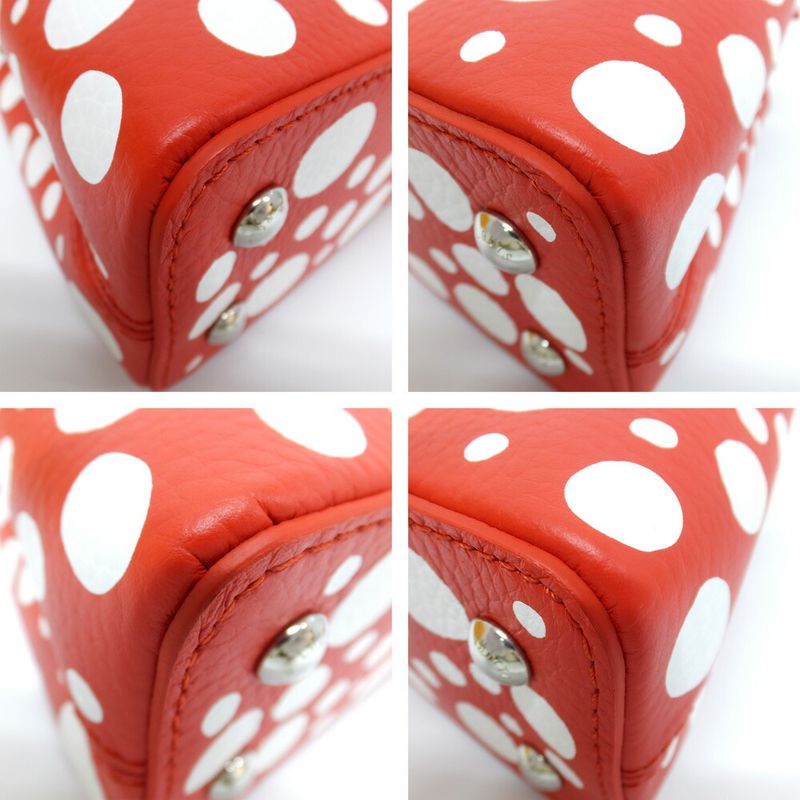 Louis Vuitton Lvyk Capucines Mini Red Infinity Yayoi — view 6