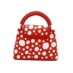 Louis Vuitton Lvyk Capucines Mini Red Infinity Yayoi — view 3