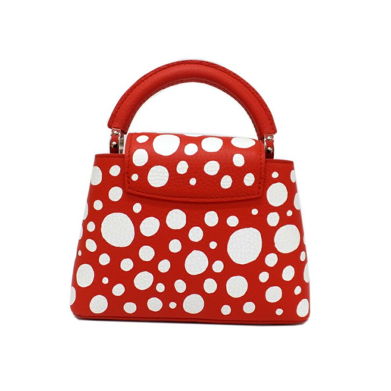 Louis Vuitton Lvyk Capucines Mini Red Infinity Yayoi — view 3