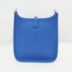 Hermes Evelyne T PM Amazon Blue Shoulder Bag Taurillon Clemence — view 3