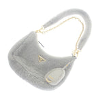 Prada Re-edition Shearling Mini 1 Bc204 2 EC9 F0591 Shoulder Bag 3-Way Fur — view 4