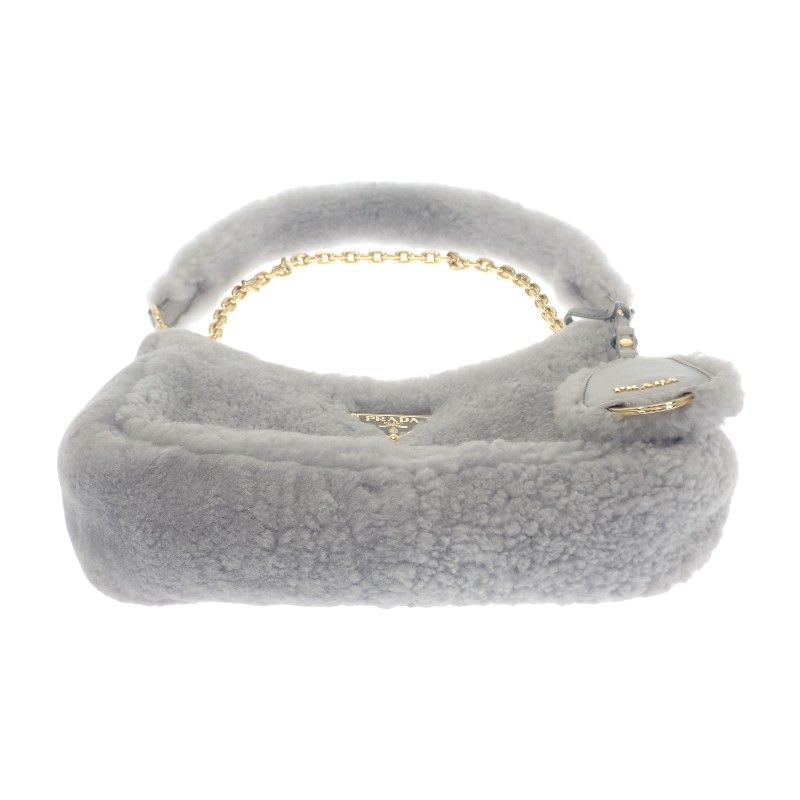 Prada Re-edition Shearling Mini 1 Bc204 2 EC9 F0591 Shoulder Bag 3-Way Fur — view 6