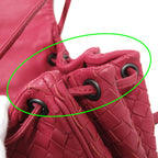 Bottega Veneta Bag Shoulder Intrecciato Leather Red Pink — view 8