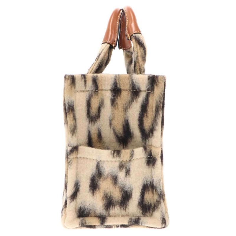 Celine Small Cabas Triomphe Bag Tice Leopard 2-Way
