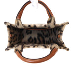 Celine Small Cabas Triomphe Bag Tice Leopard 2-Way