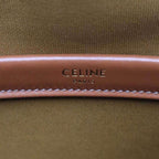 Celine Horizontal Cabas Mini Triomphe Canvas & Calfskin Brown