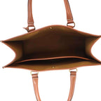 Celine Horizontal Cabas Mini Triomphe Canvas & Calfskin Brown