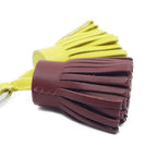 Hermes Ki-ring Bag Charm Carmen Udonos Brown Tea Yellow Silver Hardware — view 4