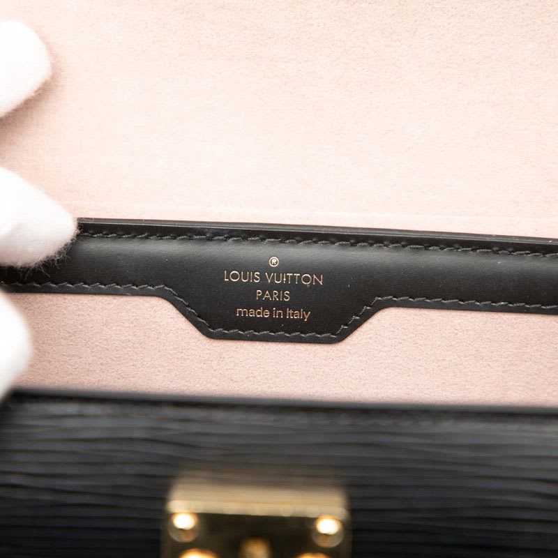 Louis Vuitton Epi Papillon Trunk Chain Shoulder Bag 2-Way Noir — view 7