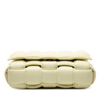 Bottega Veneta Maxi Intrecciato Padette Cassette Yellow Leather — view 4