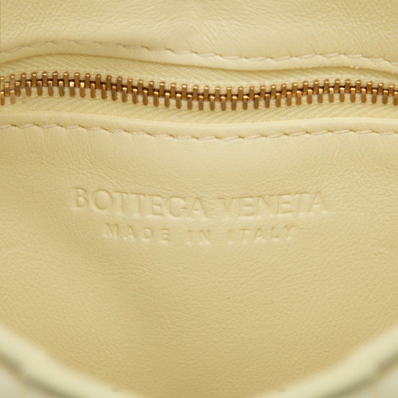 Bottega Veneta Maxi Intrecciato Padette Cassette Yellow Leather — view 6